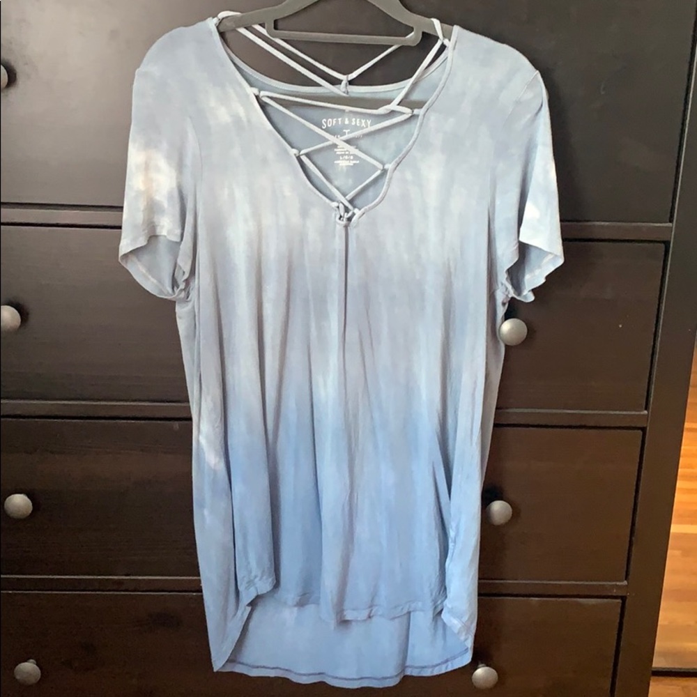 Tie Dye Flowy Top